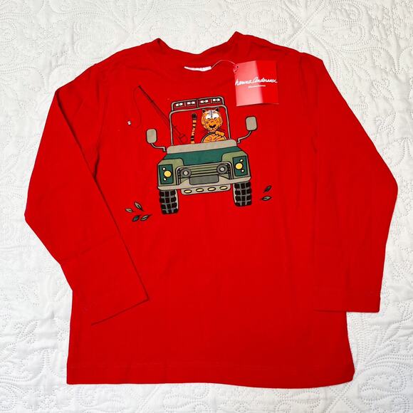 NWT Hanna Andersson Graphic Tee Size 5 - Picture 2 of 5